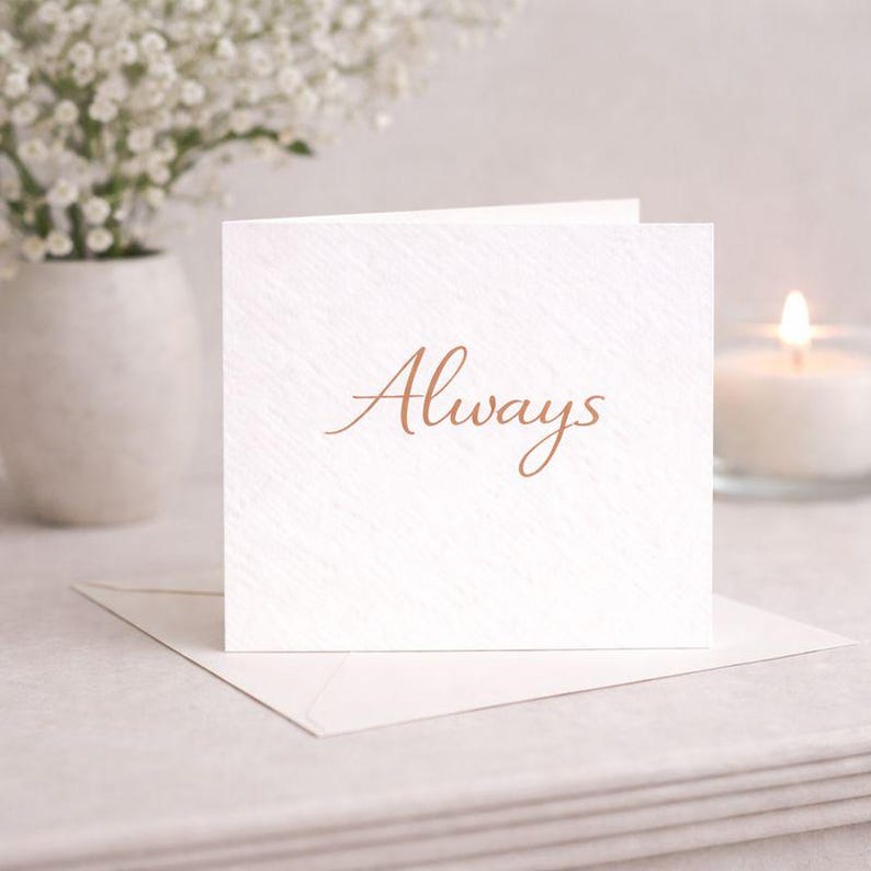 Always Personalised Wedding Card