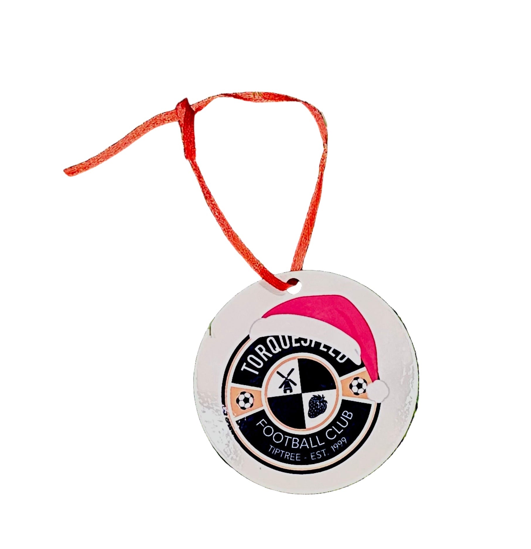Personalised Football Christmas Decoration