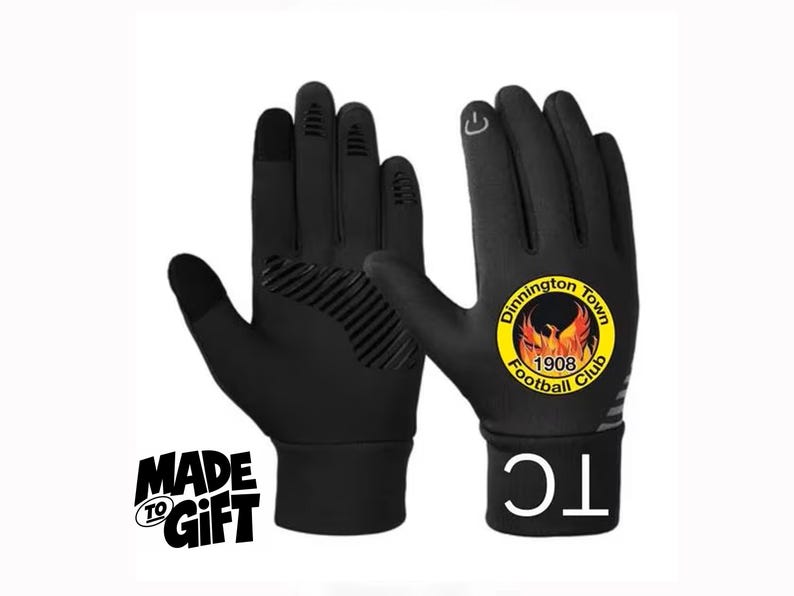 Personalised Football Grip Gloves